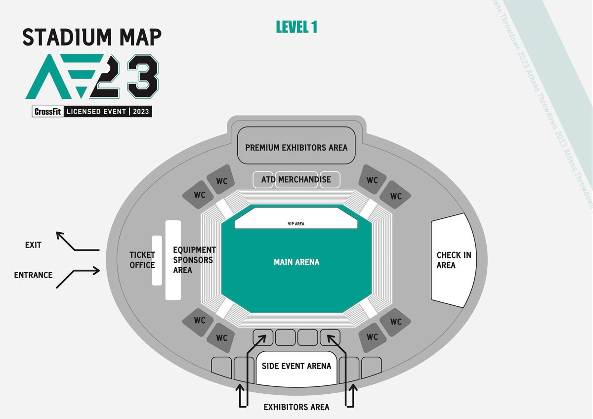 Venue Level 1 Map